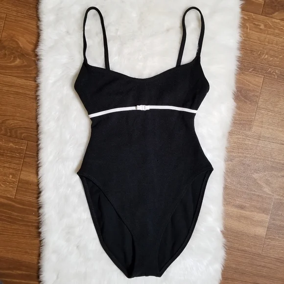 Vintage Oscar De La Renta one piece swimsuit - Picture 1 of 3
